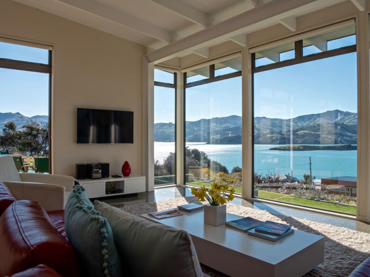 Kotare Point Paradise - Akaroa Holiday Home Bagian luar foto