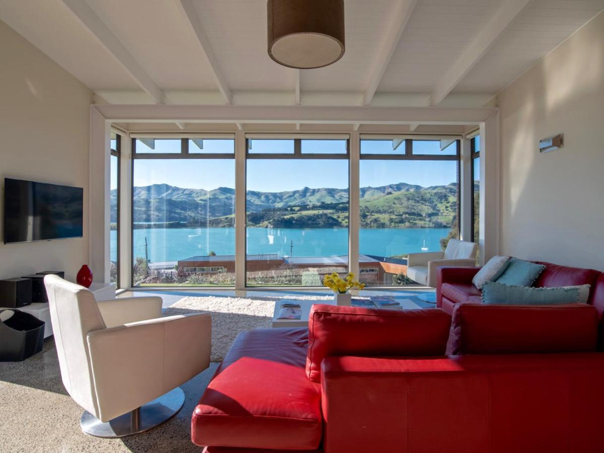 Kotare Point Paradise - Akaroa Holiday Home Bagian luar foto