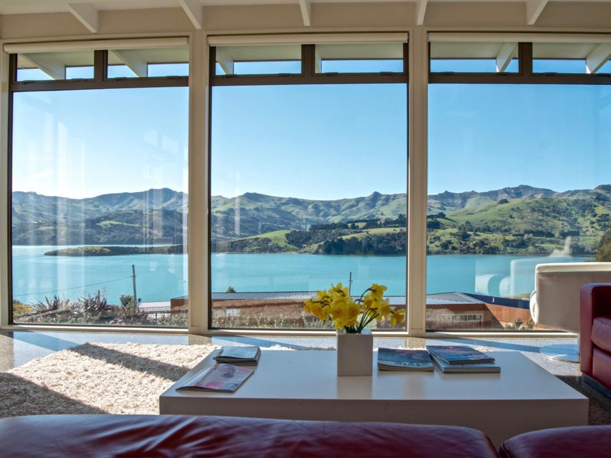 Kotare Point Paradise - Akaroa Holiday Home Bagian luar foto